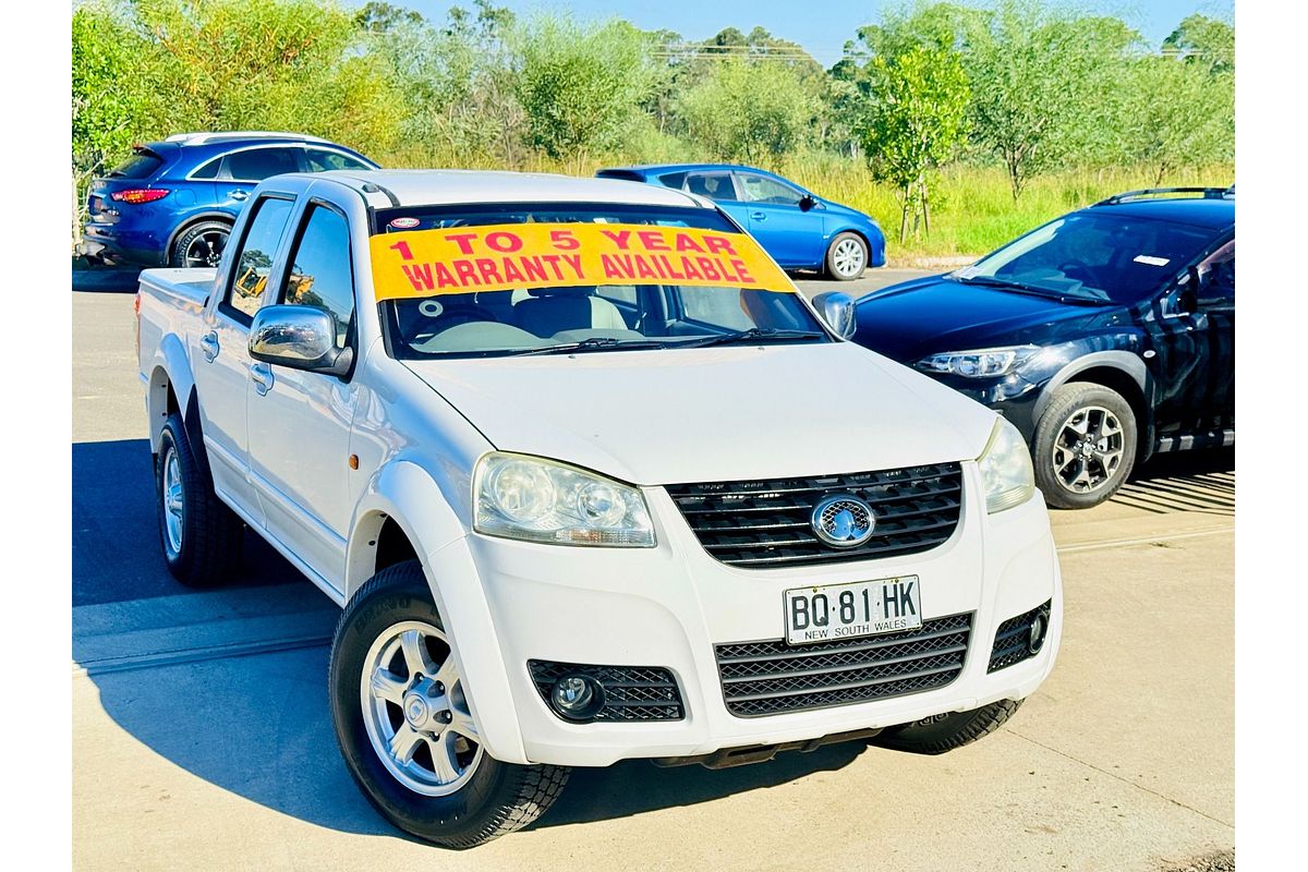 2012 Great Wall V200 (4x2) K2 REAR WHEEL DRIVE