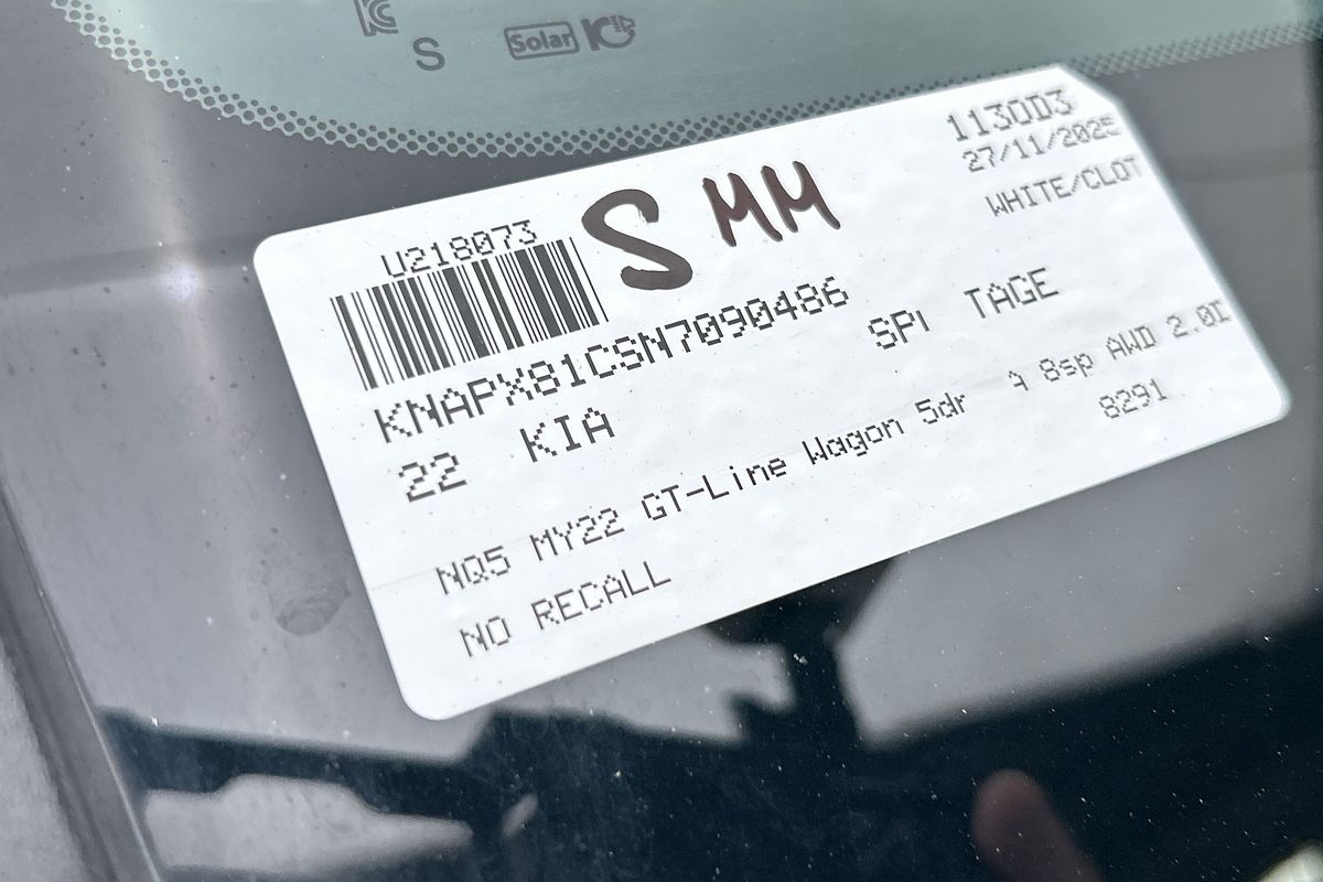 2022 Kia Sportage GT-Line NQ5