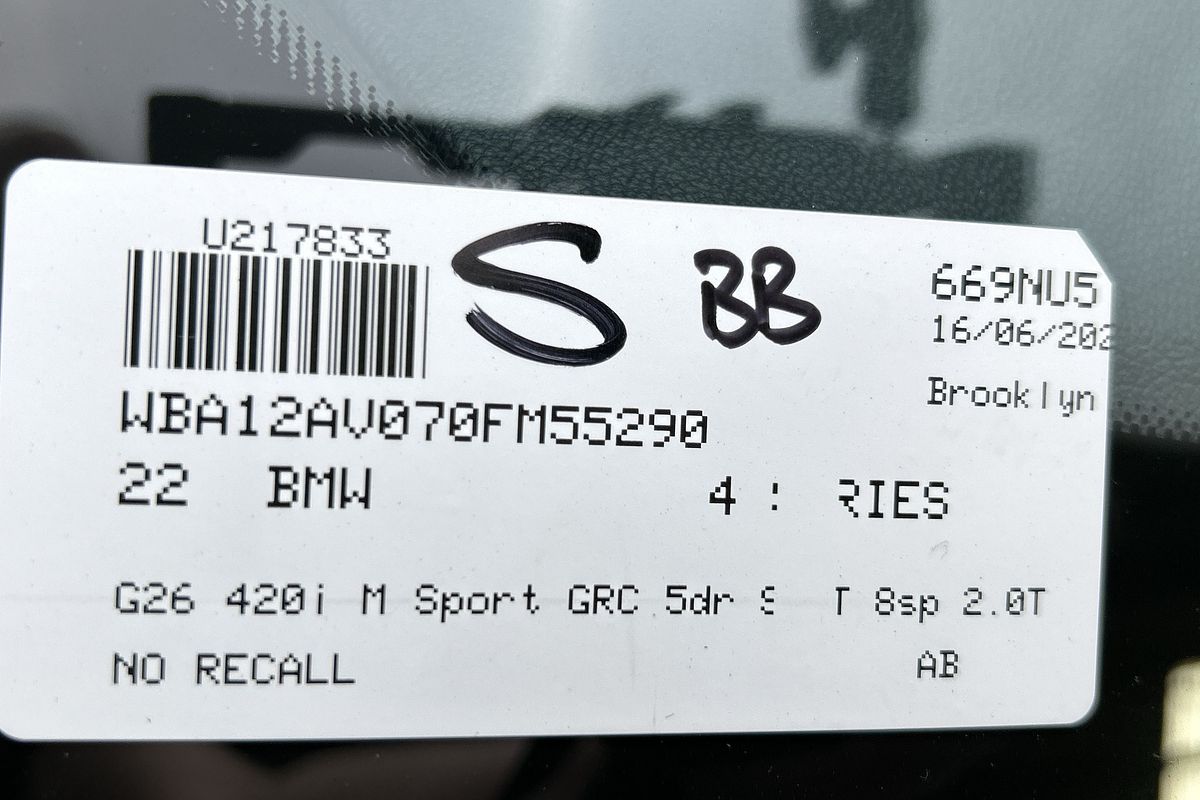 2022 BMW 4 Series 420i M Sport G26