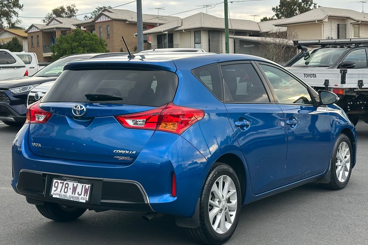 2013 Toyota Corolla Ascent Sport ZRE182R