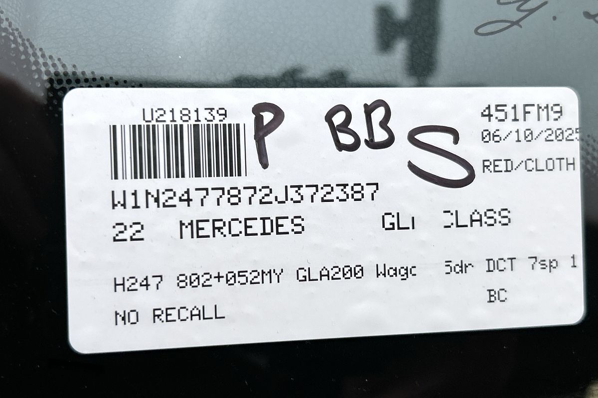 2022 Mercedes-Benz GLA-Class GLA200 H247