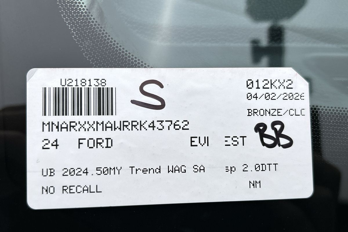 2024 Ford Everest Trend 2.0L