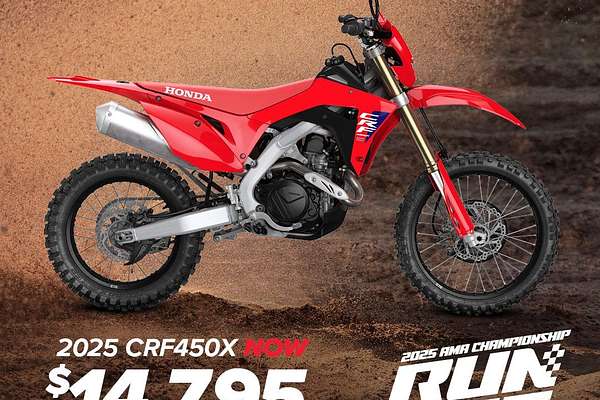 2025 Honda CRF450X
