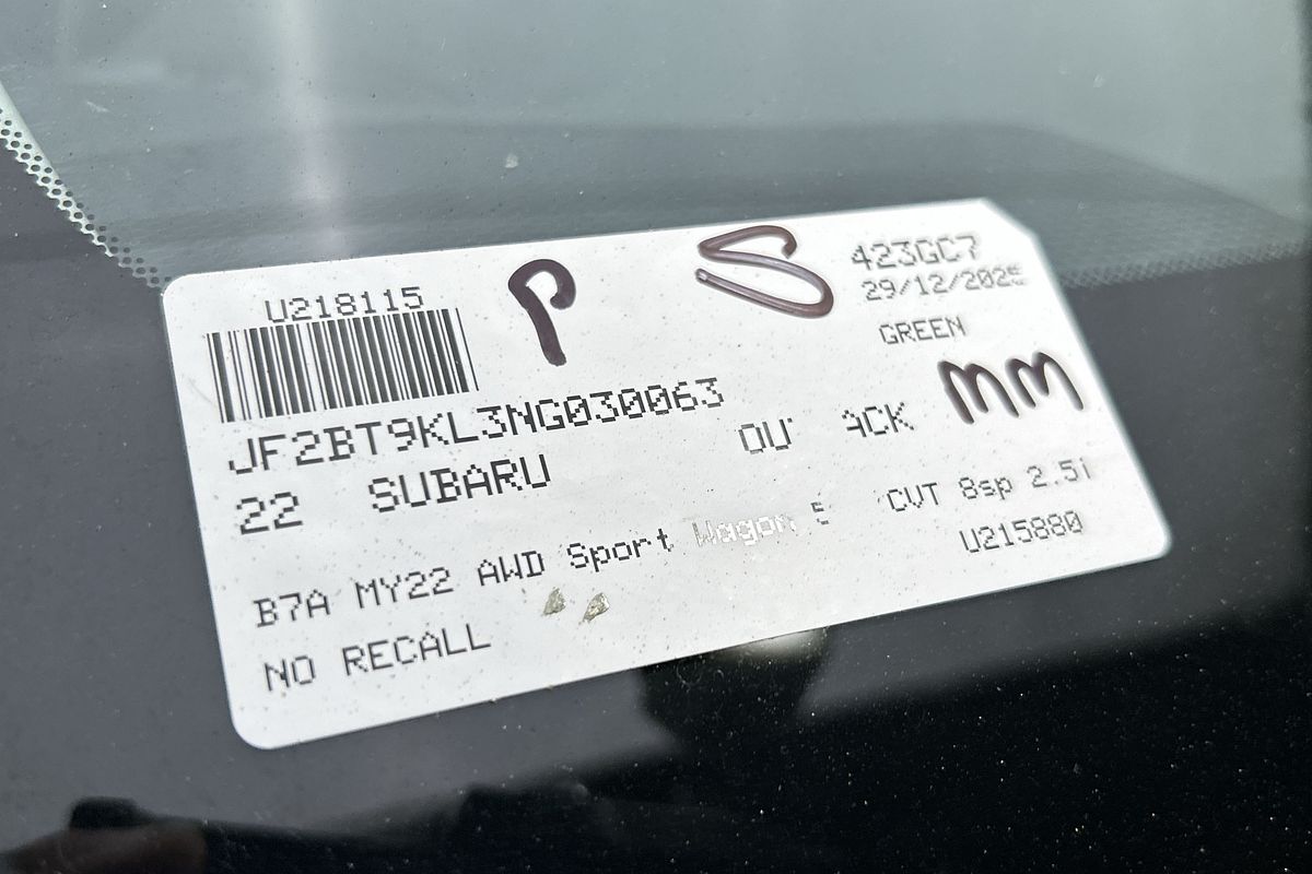 2022 Subaru Outback AWD Sport 6GEN