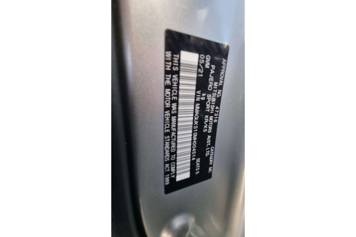 2021 Mitsubishi Pajero Sport GLX QF