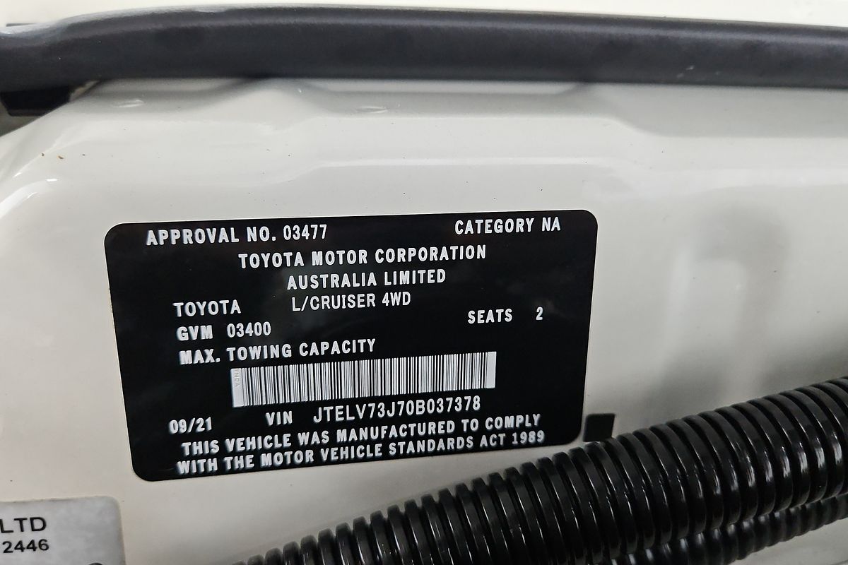 2022 Toyota Landcruiser GXL VDJ79R 4X4