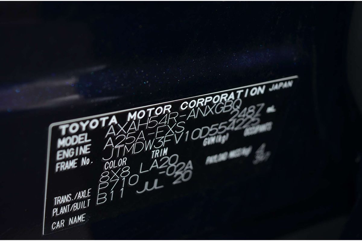 2020 Toyota RAV4 Cruiser AXAH54R