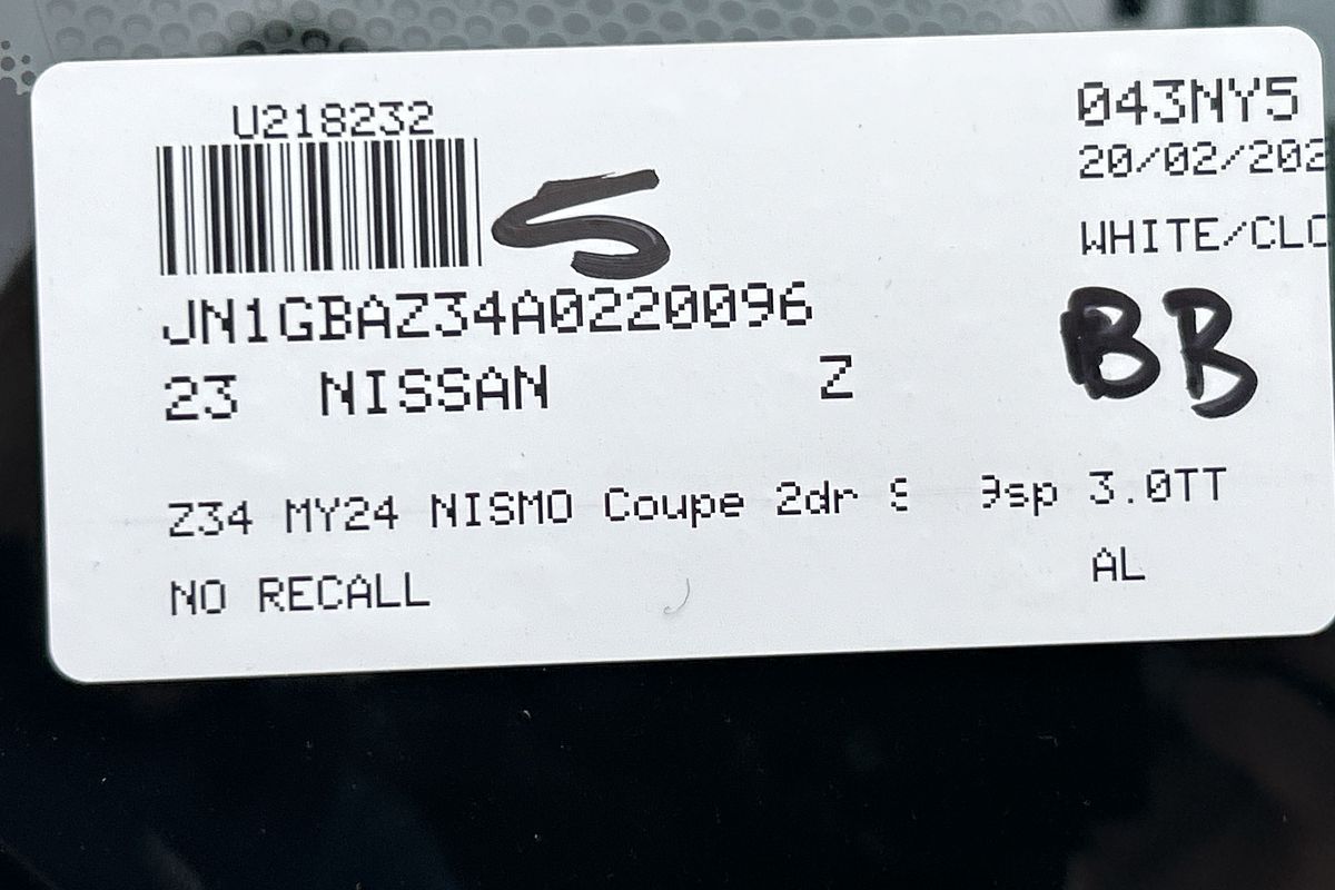 2023 Nissan Z NISMO Z34