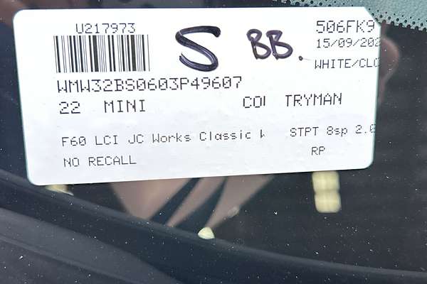 2022 MINI Countryman John Cooper Works Classic F60 LCI
