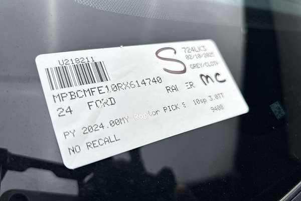 2024 Ford Ranger Raptor 4X4 3.0L