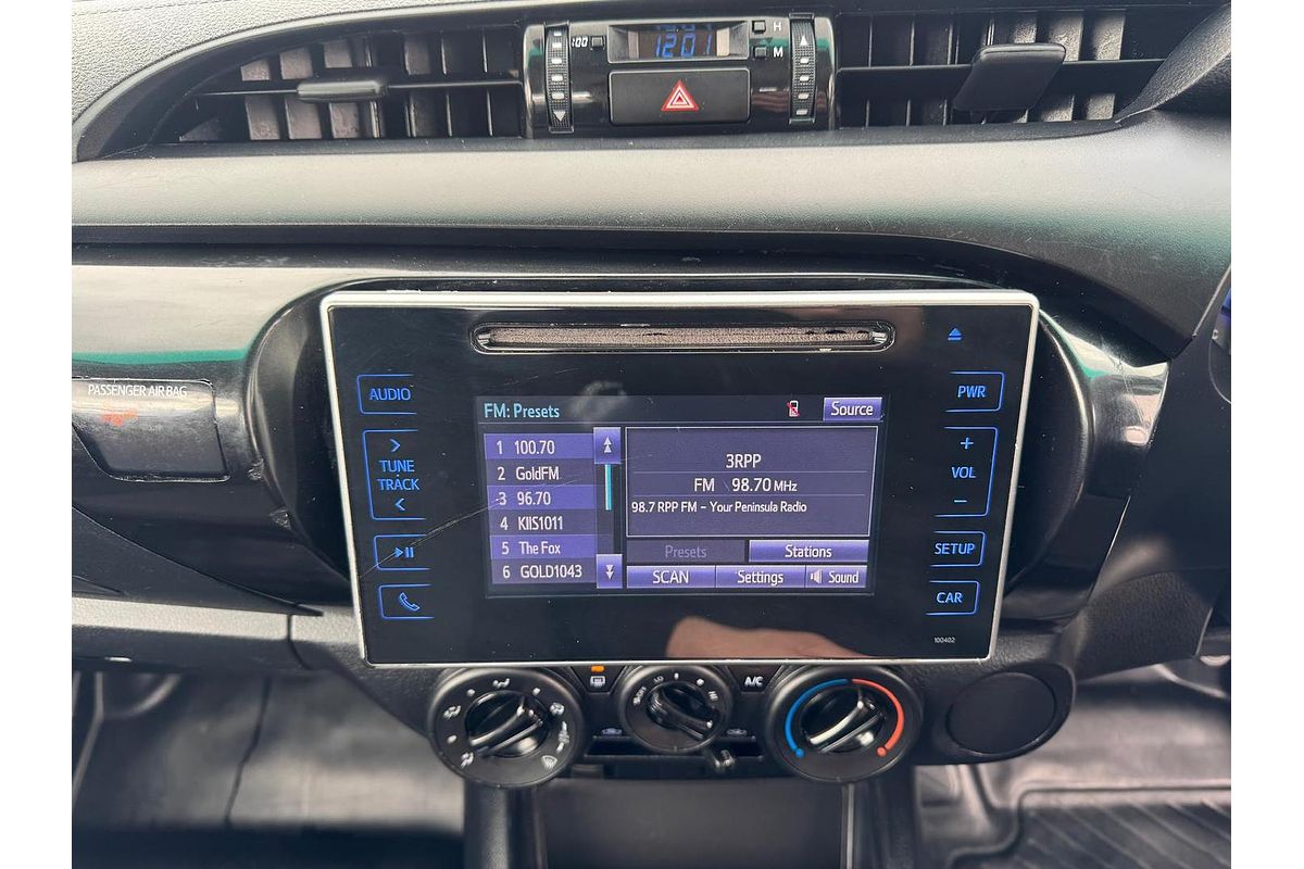 2019 Toyota Hilux Workmate TGN121R Rear Wheel Drive