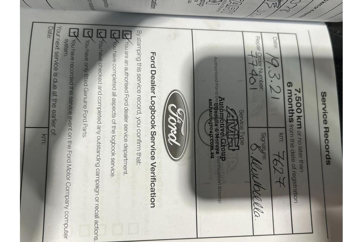 2020 Ford Ranger XLS PX MkIII 4X4 3.2L