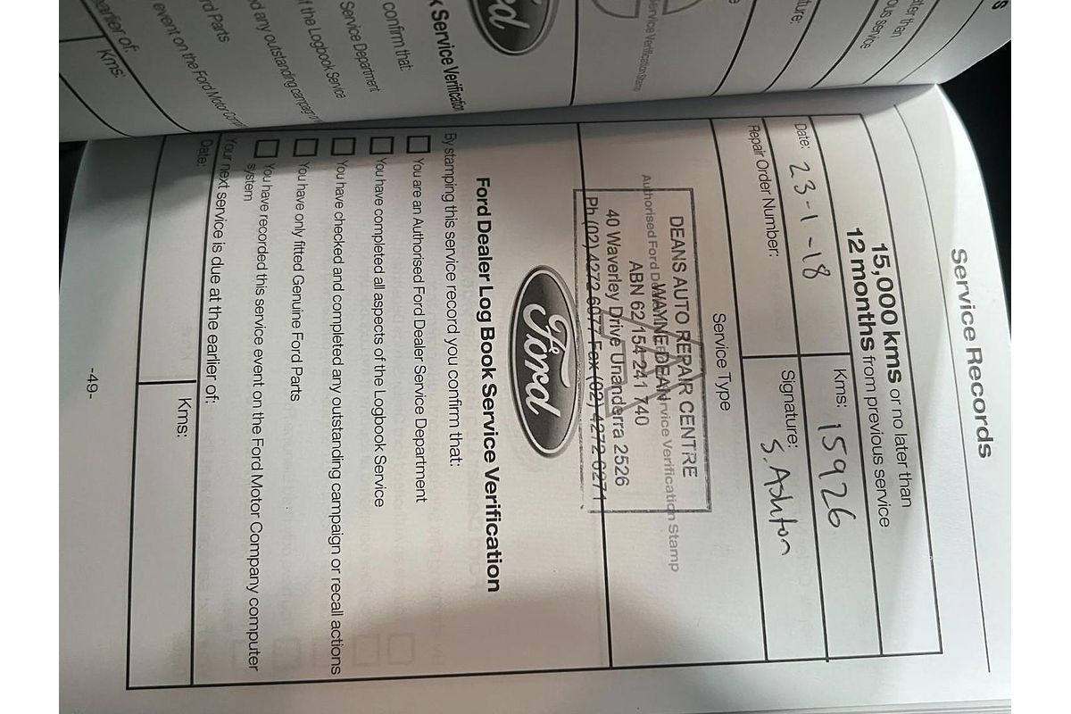 2017 Ford Ranger XLS PX MkII 4X4 3.2L