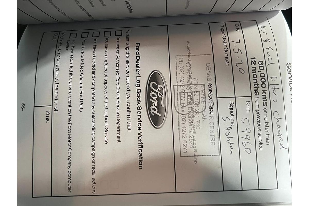 2017 Ford Ranger XLS PX MkII 4X4 3.2L