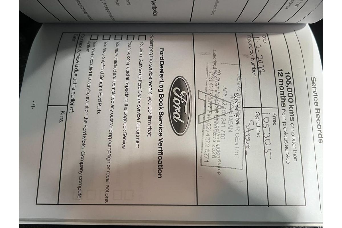 2017 Ford Ranger XLS PX MkII 4X4 3.2L