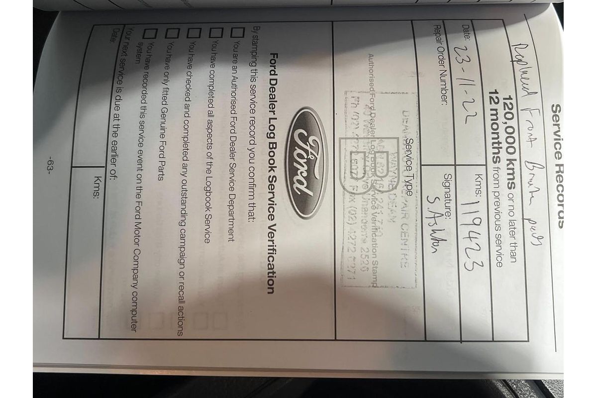 2017 Ford Ranger XLS PX MkII 4X4 3.2L