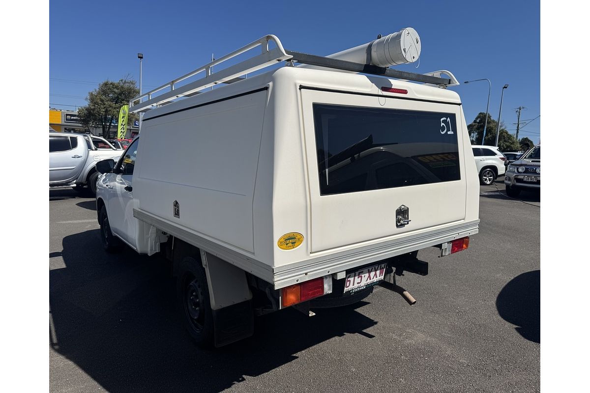 2018 Toyota Hilux Workmate TGN121R Rear Wheel Drive