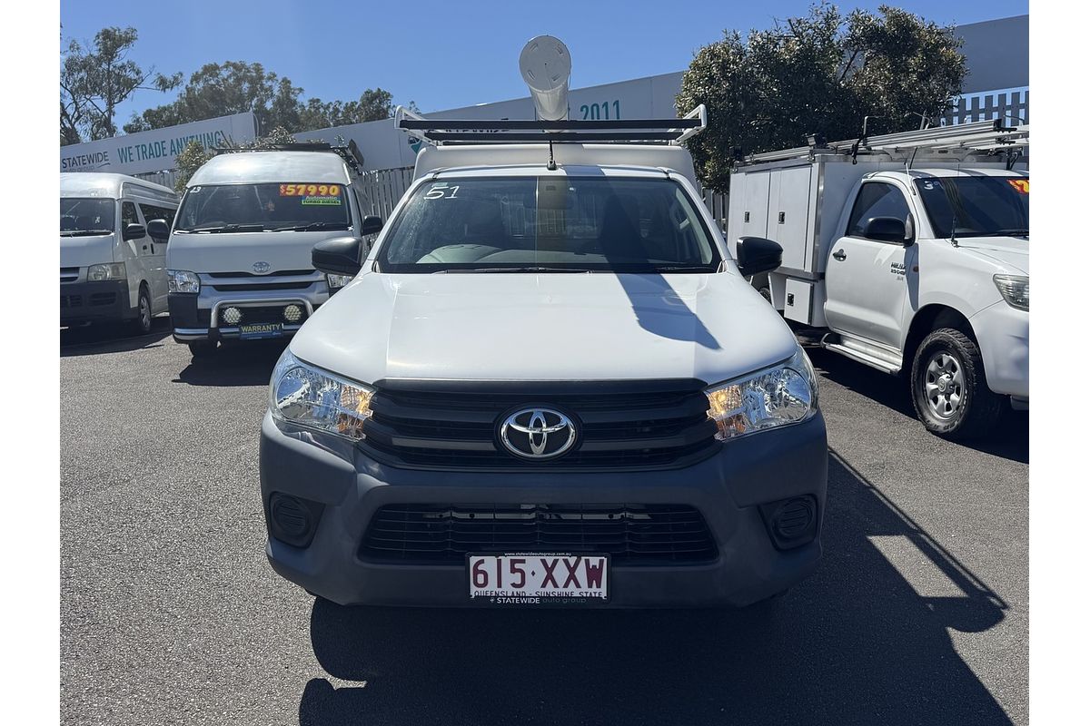 2018 Toyota Hilux Workmate TGN121R Rear Wheel Drive
