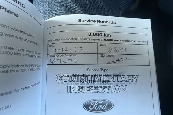 2017 Ford Ranger XL Hi-Rider PX MkII Rear Wheel Drive 2.2L