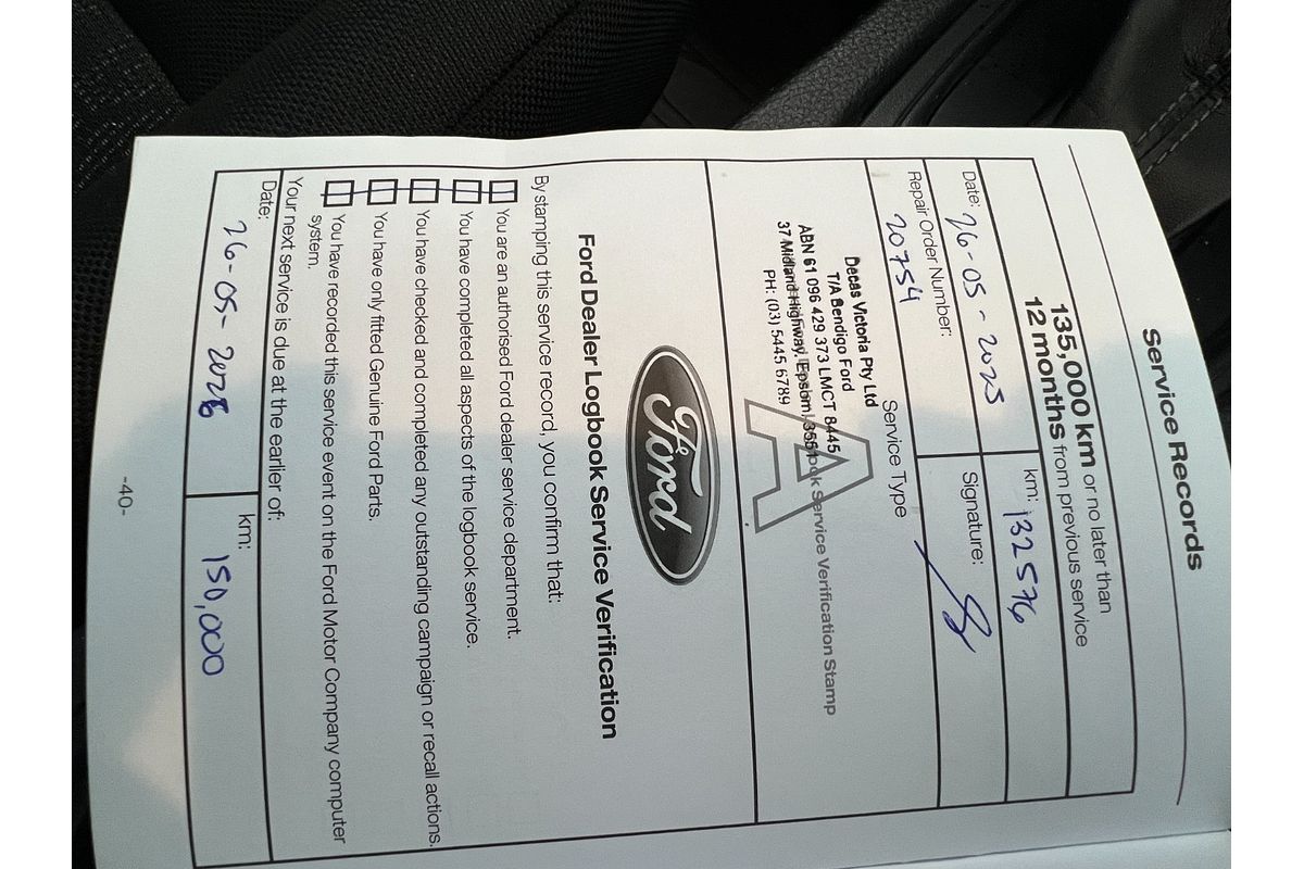 2021 Ford Ranger XL Hi-Rider PX MkIII Rear Wheel Drive 2.2L