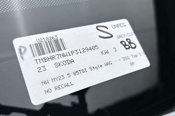 2023 SKODA Kamiq 85TSI Style NW