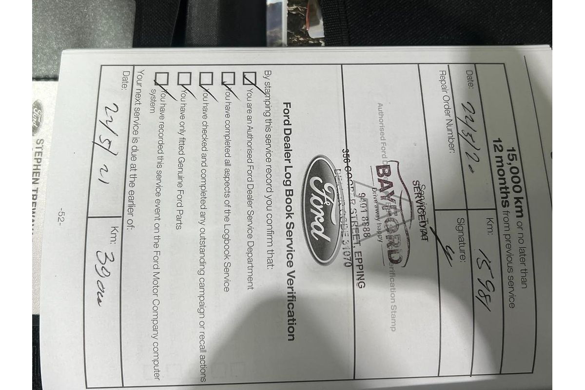 2019 Ford Ranger XL Hi-Rider PX MkIII Rear Wheel Drive 2.2L