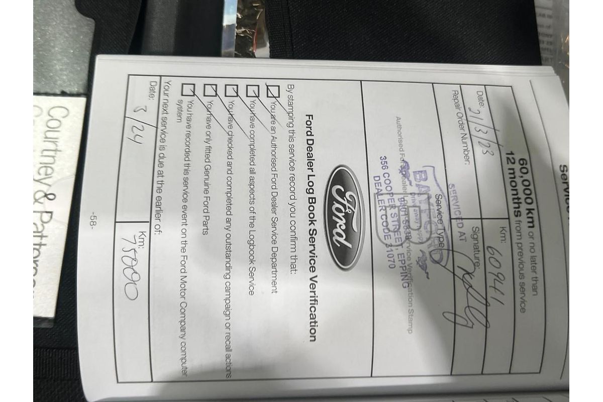 2019 Ford Ranger XL Hi-Rider PX MkIII Rear Wheel Drive 2.2L