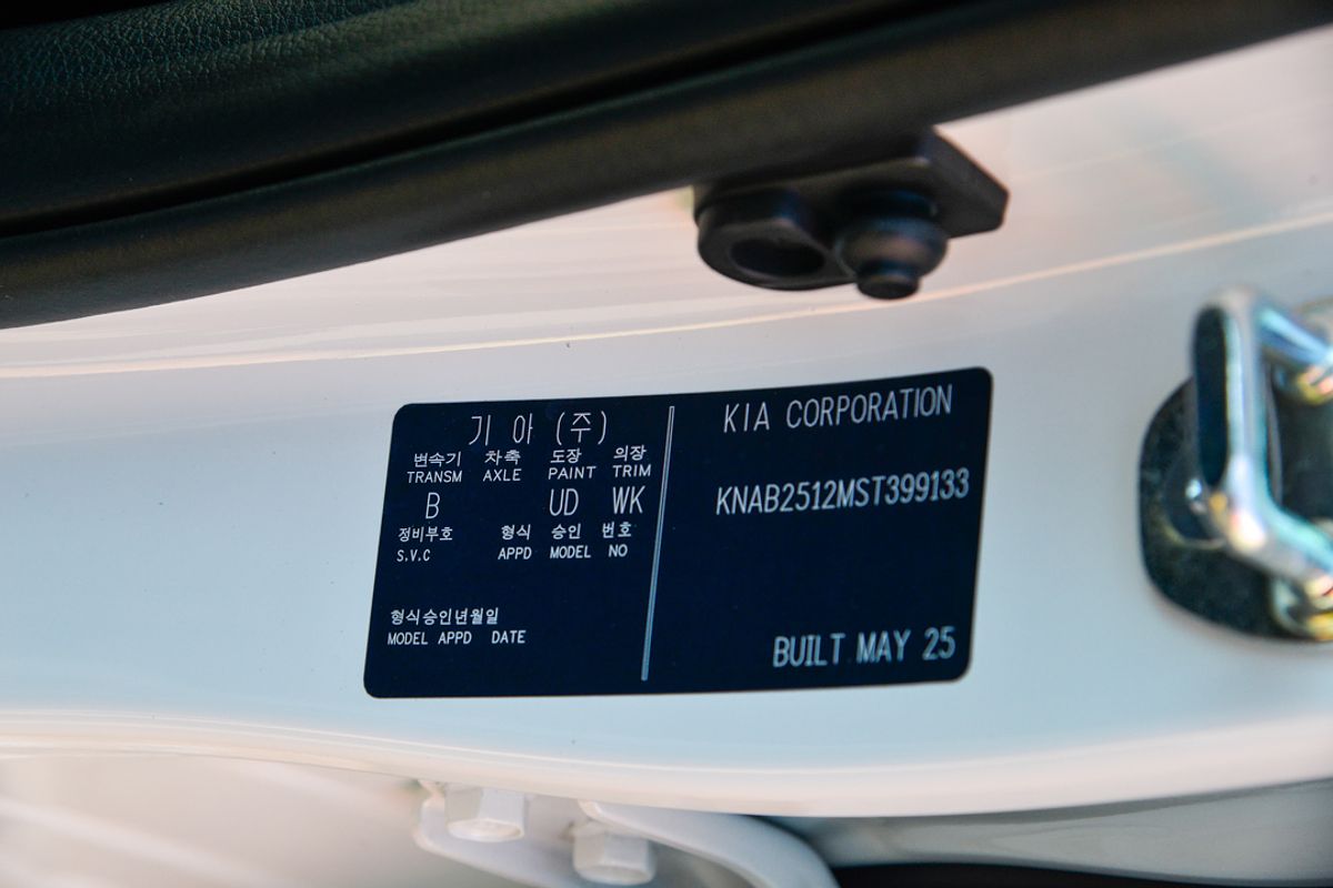 2025 Kia Picanto Sport JA PE2