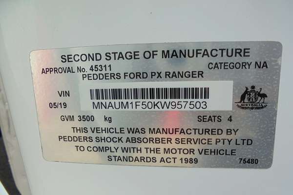 2019 Ford Ranger XL PX MkIII 4X4 3.2L