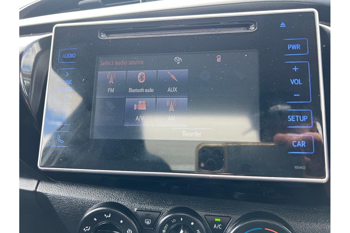 2019 Toyota Hilux Workmate TGN121R Rear Wheel Drive