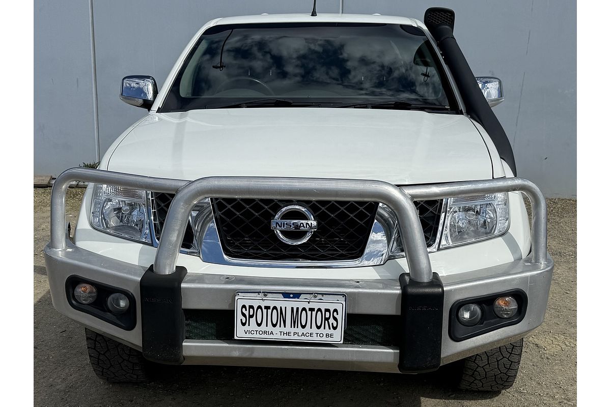2012 Nissan Navara ST-X 550 D40 Series 5 4X4