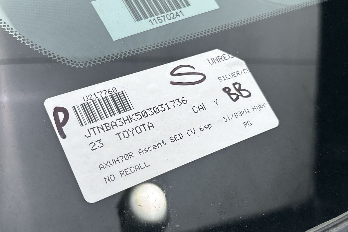 2023 Toyota Camry Ascent AXVH70R