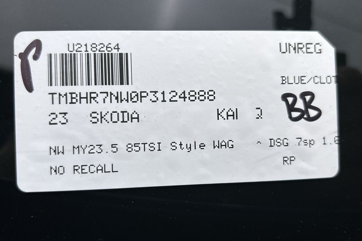 2023 SKODA Kamiq 85TSI Style NW