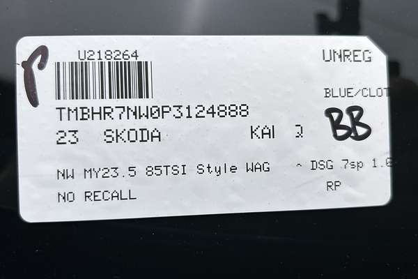 2023 SKODA Kamiq 85TSI Style NW