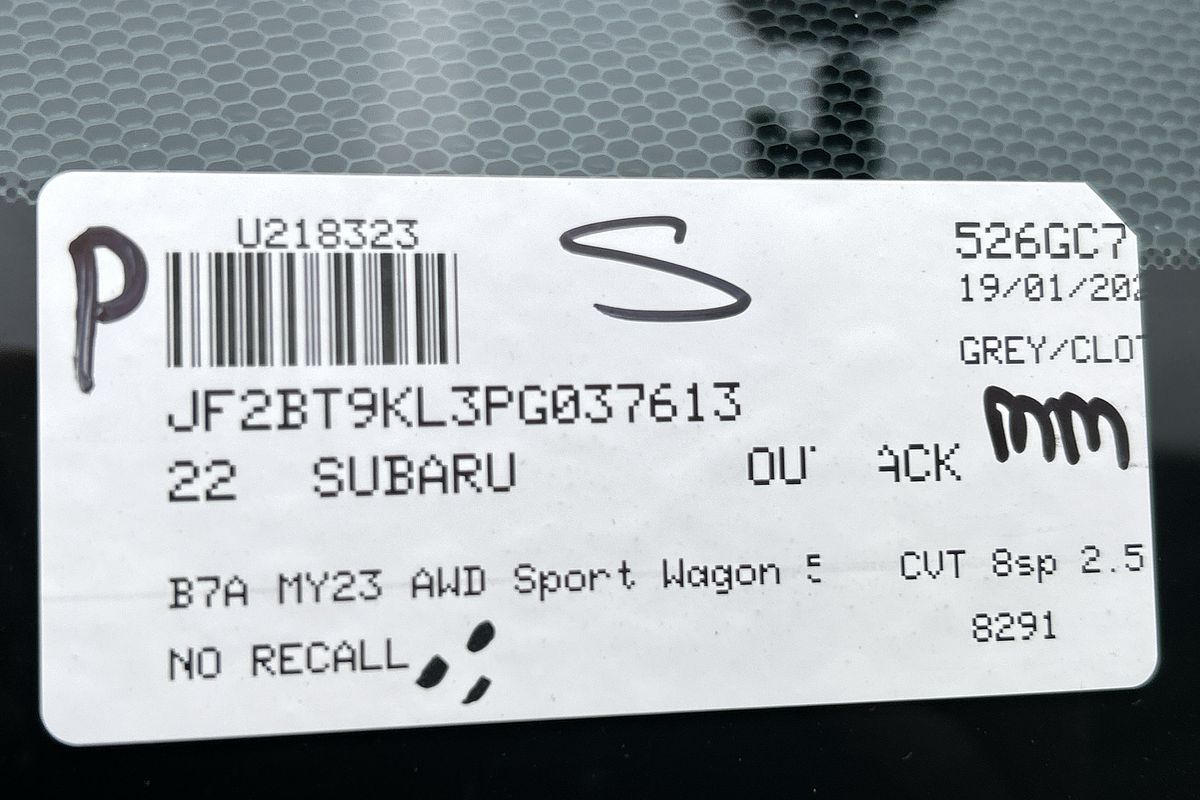 2022 Subaru Outback AWD Sport 6GEN