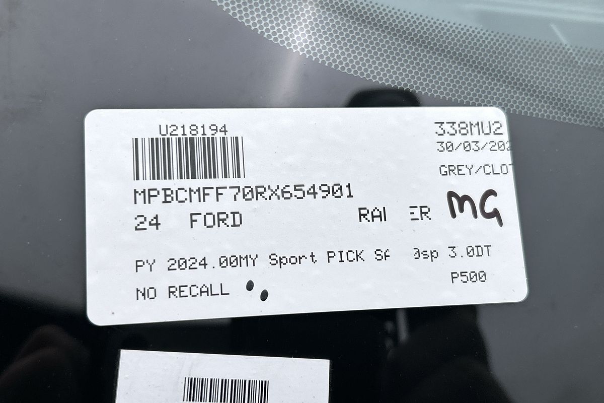 2024 Ford Ranger Sport 4X4 3.0L