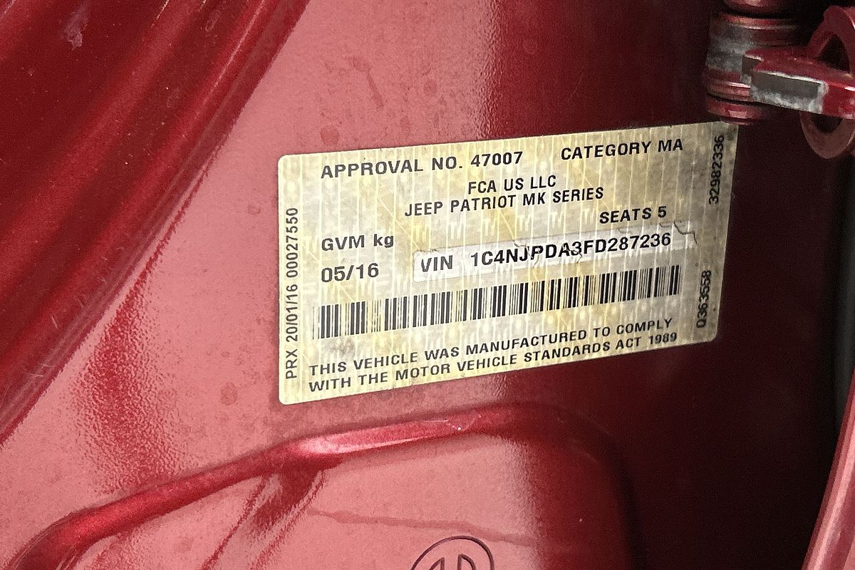 2015 Jeep Patriot Sport MK