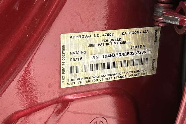 2015 Jeep Patriot Sport MK