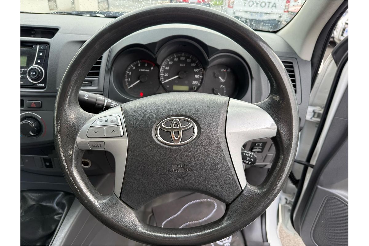 2012 Toyota Hilux SR KUN16R Rear Wheel Drive