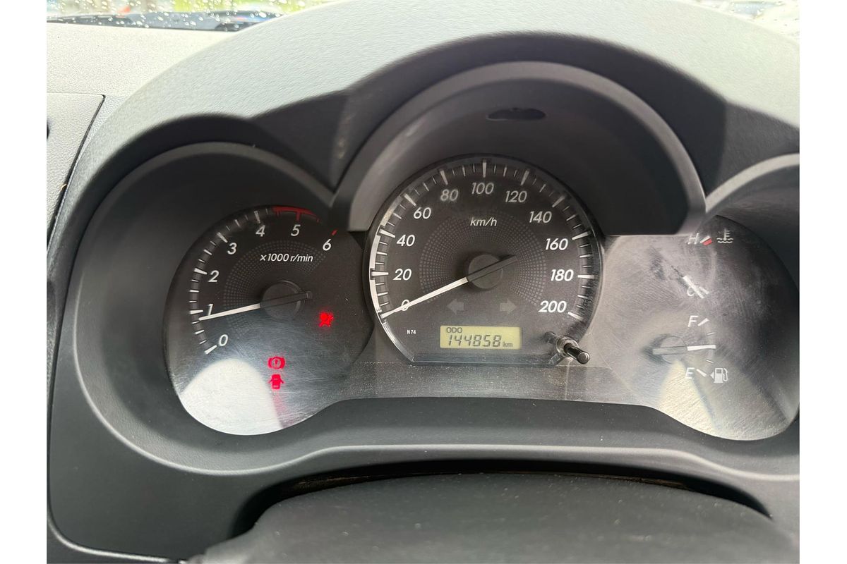 2012 Toyota Hilux SR KUN16R Rear Wheel Drive