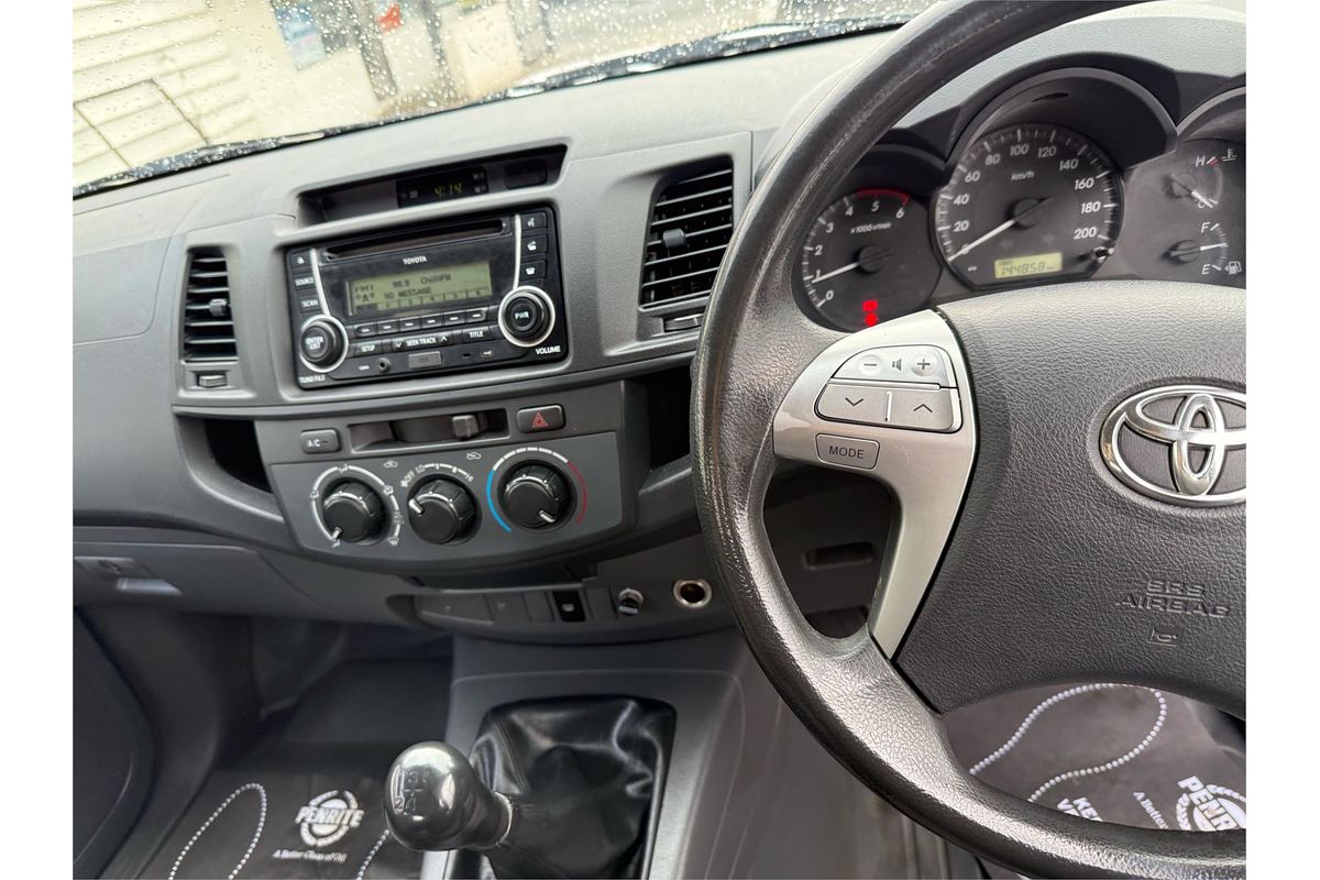 2012 Toyota Hilux SR KUN16R Rear Wheel Drive