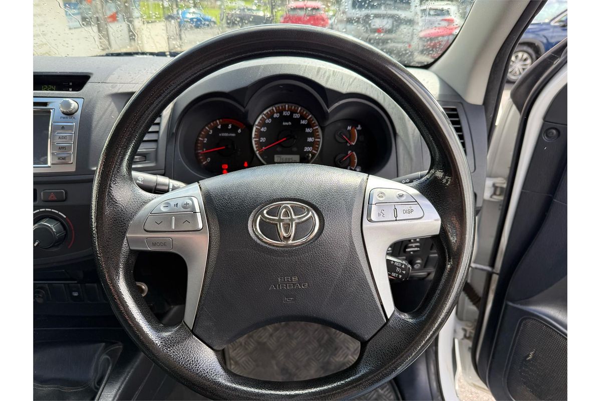 2015 Toyota Hilux SR KUN16R Rear Wheel Drive