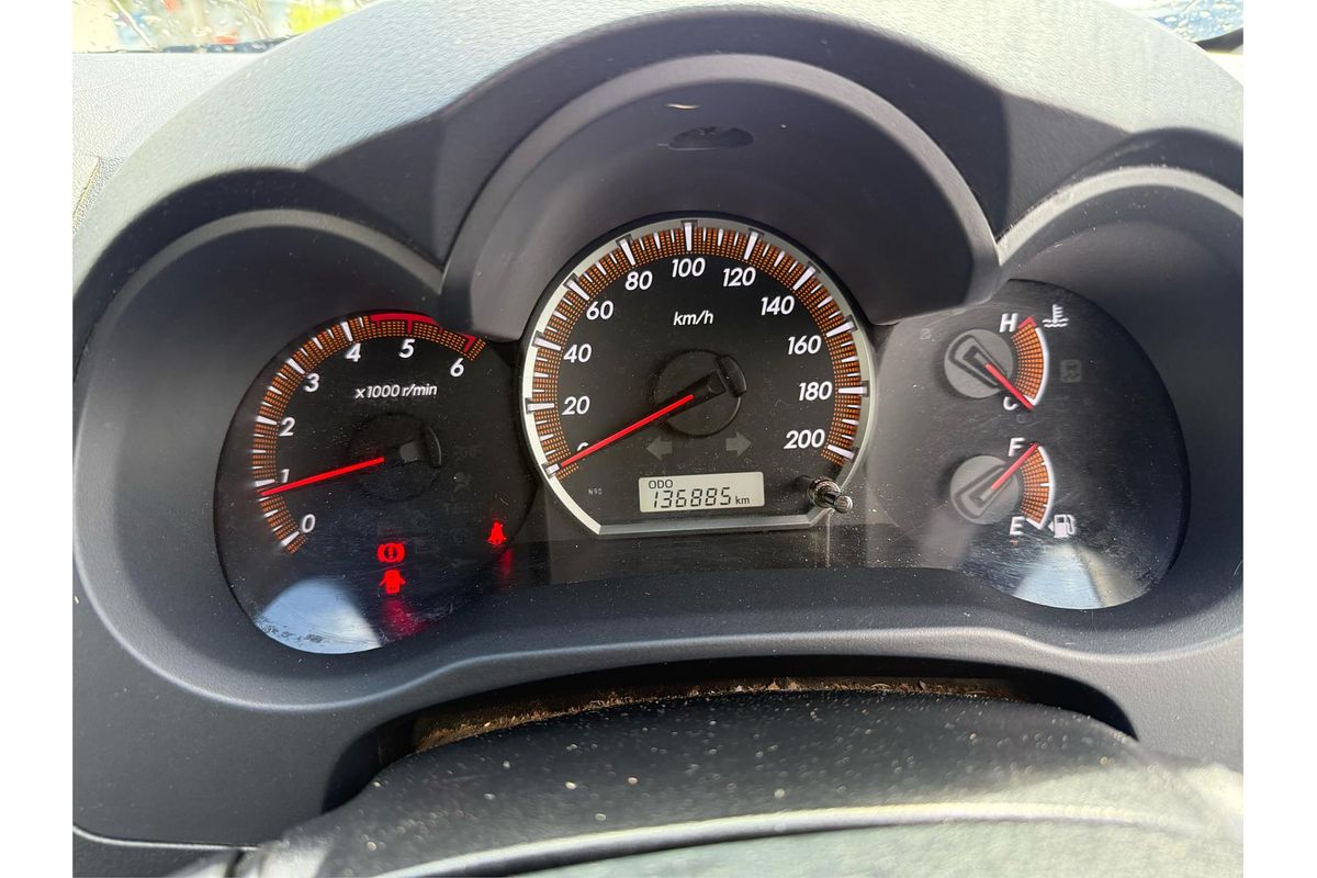 2015 Toyota Hilux SR KUN16R Rear Wheel Drive