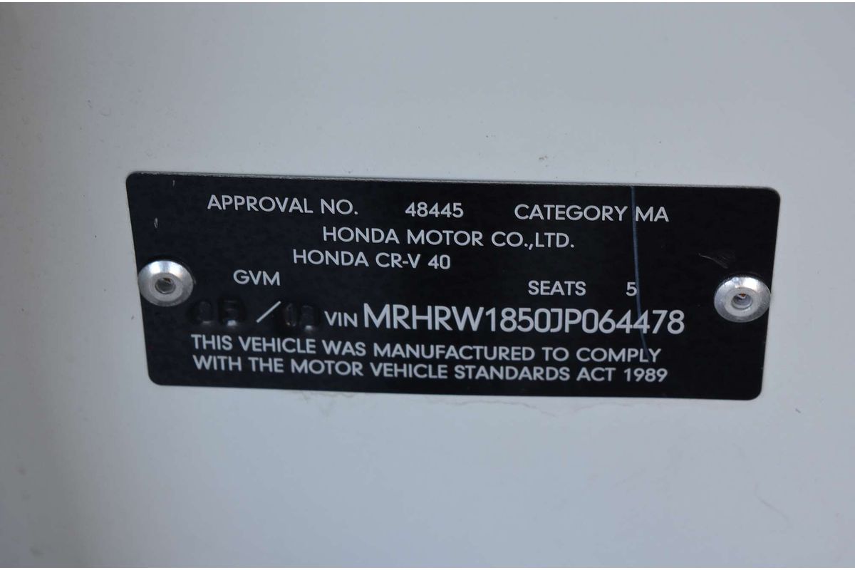 2018 Honda CR-V VTi-S RW