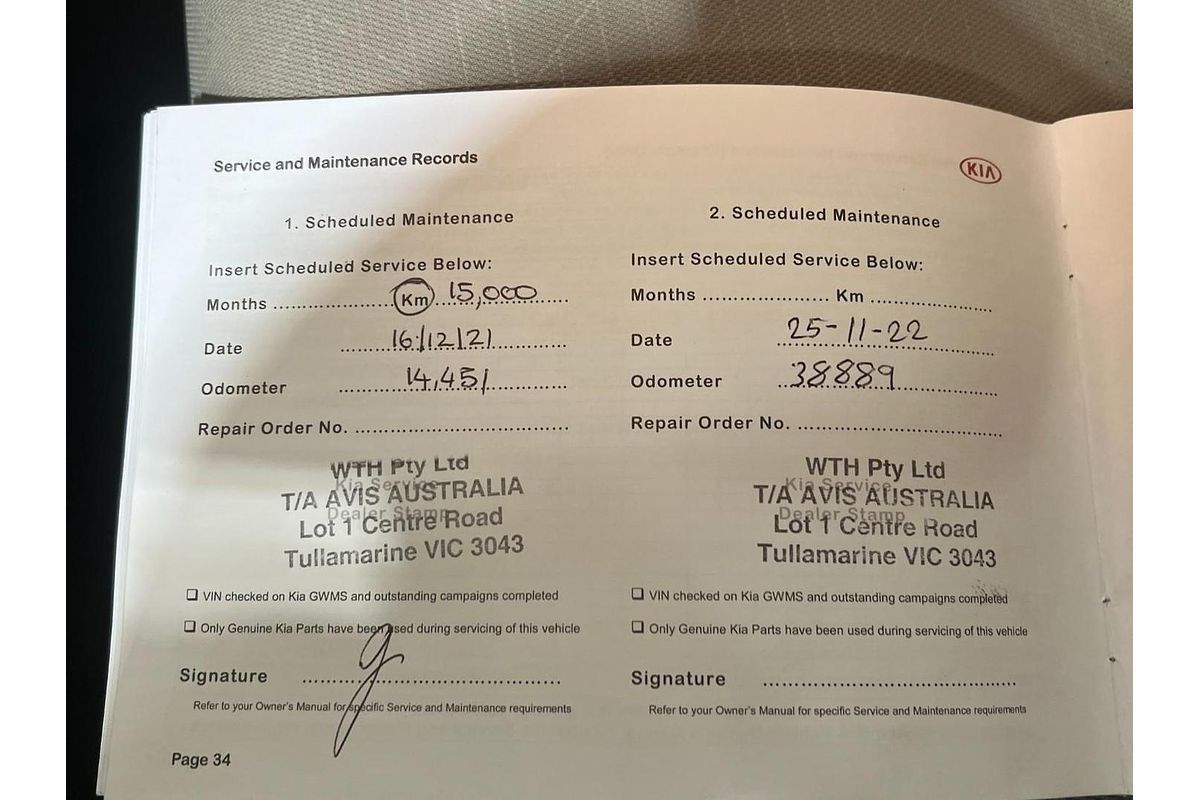 2020 Kia Carnival S YP