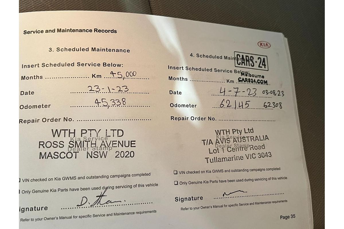 2020 Kia Carnival S YP