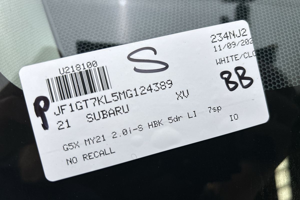 2021 Subaru XV 2.0i-S G5X