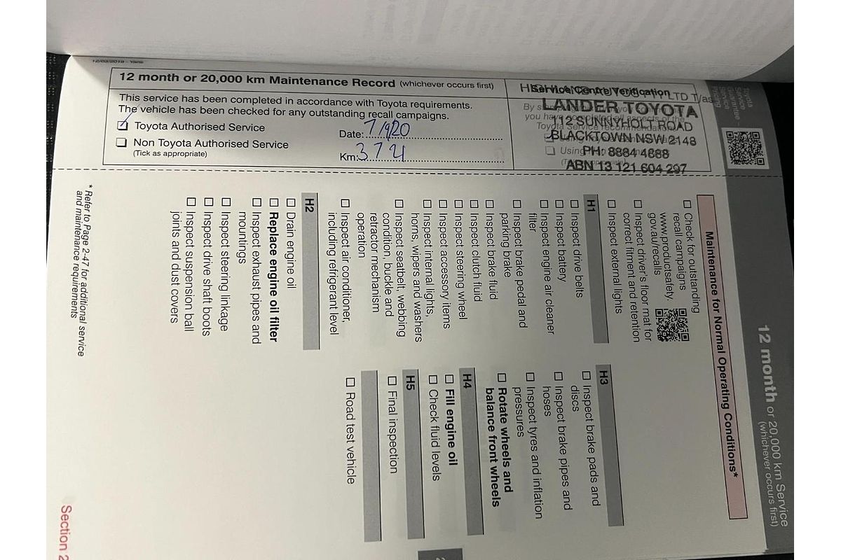 2019 Toyota Yaris SX NCP131R