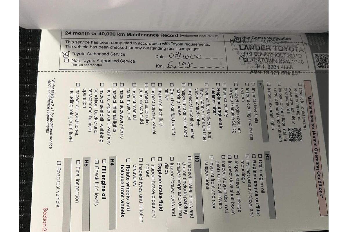 2019 Toyota Yaris SX NCP131R