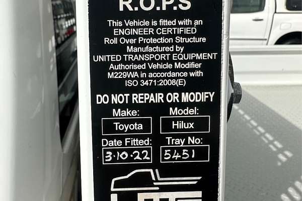 2022 Toyota Hilux SR GUN126R 4X4